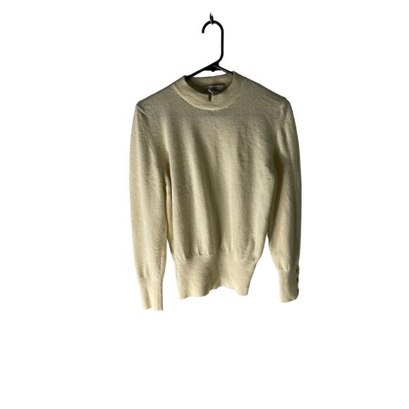 Women’s Cozy Lambswool Angora Rabbit Hair Blend Crewneck Sweater Size Large - Picture 1 of 5